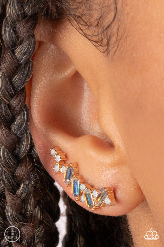 Stay Magical - Gold Earrings - Paparazzi Accessories