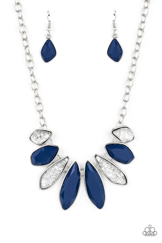 Crystallized Couture - Blue Necklace - Paparazzi Accessories