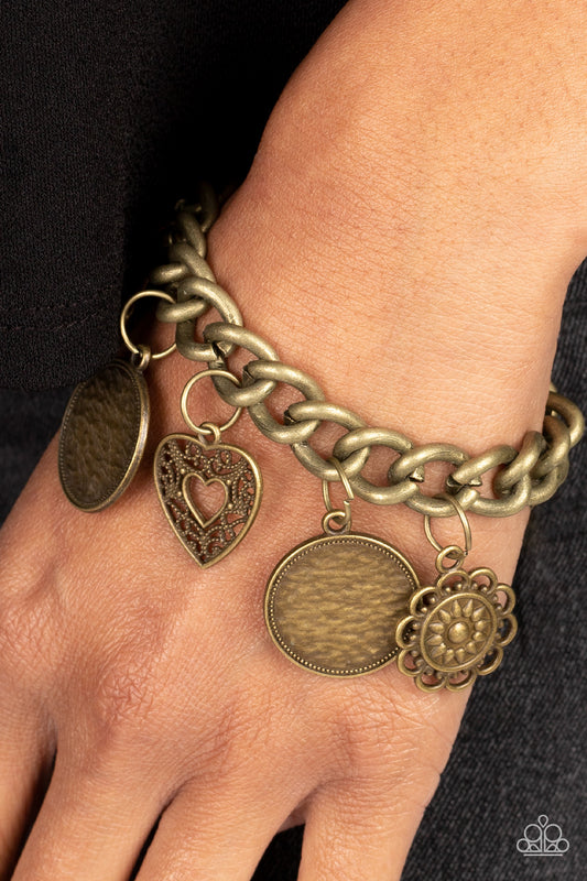 Complete CHARM-ony - Brass Bracelet - Paparazzi Accessories