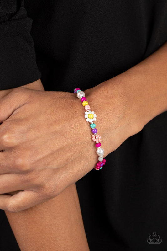 Groovy Gerberas - Pink Bracelet - Paparazzi Accessories
