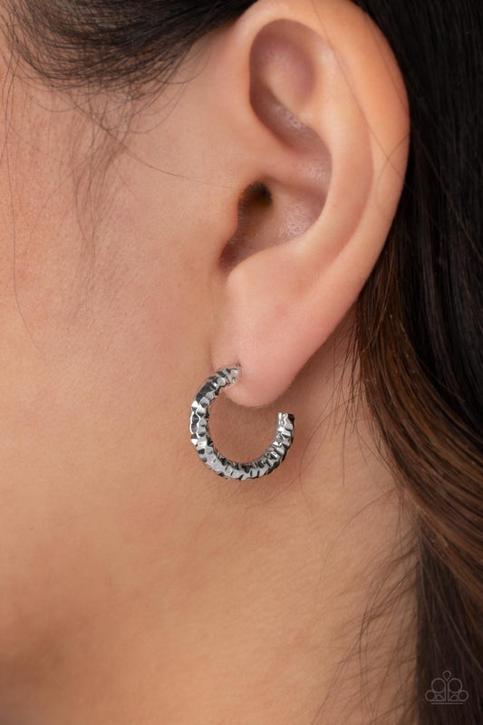 Wandering Wreaths - Silver Earrings - Paparazzi Accessories