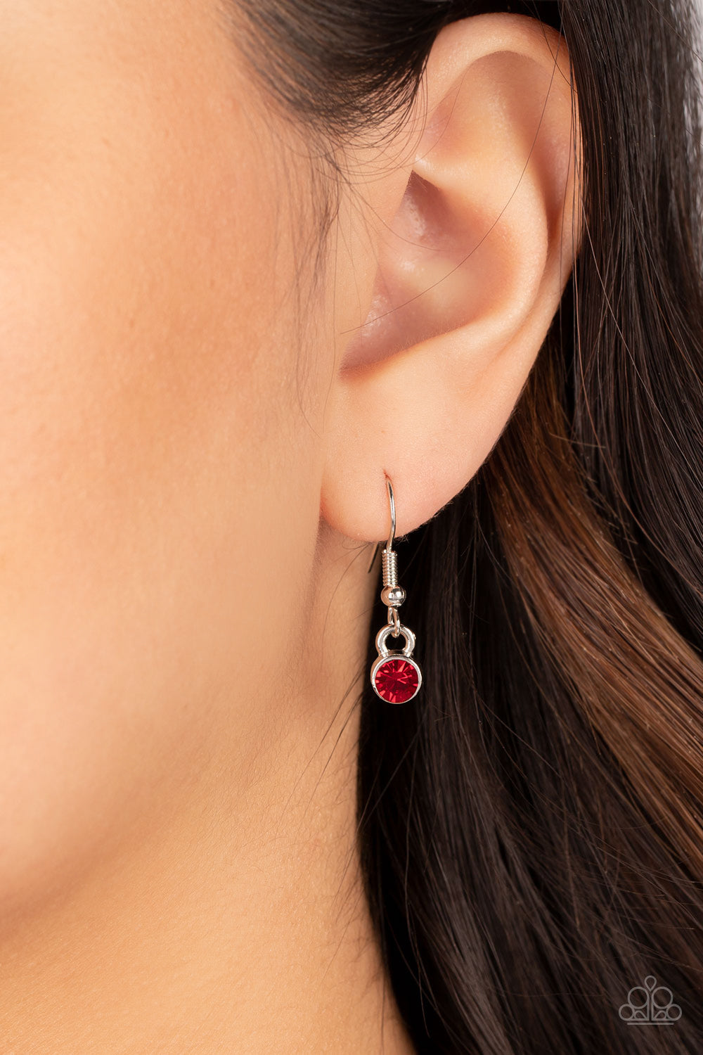 Dainty Darling - Red Necklace - Paparazzi Accessories