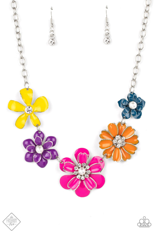 Floral Reverie - Multi Necklace - Paparazzi Accessories