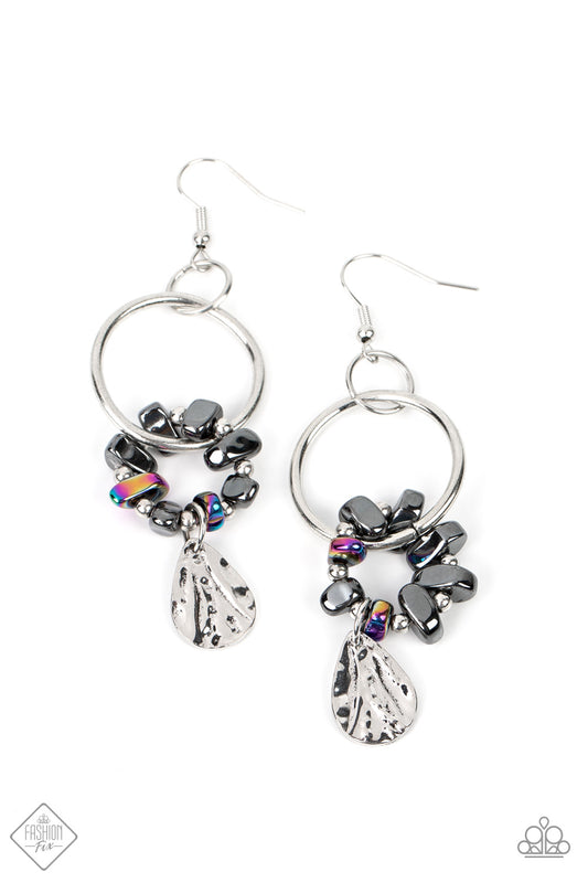 Fossil Flair - Multi Earrings - Paparazzi Accessoriesl Flair -