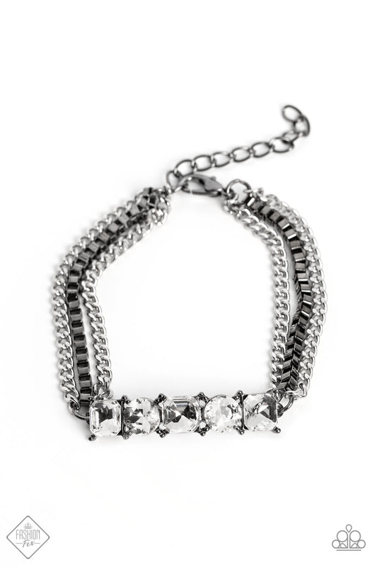 Tyrant Treasure - Black Bracelet - Paparazzi Accessories