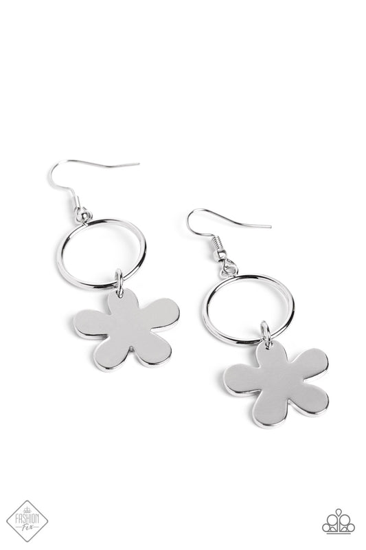 Foreshore Figurine - Silver Earrings - Paparazzi Accessories