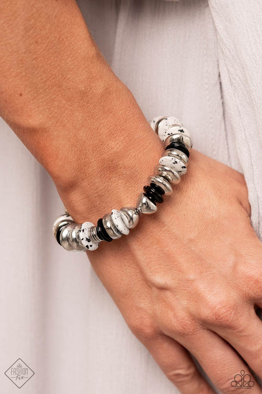 Harmoniously High-End - Black Bracelet - Paparazzi Accessories