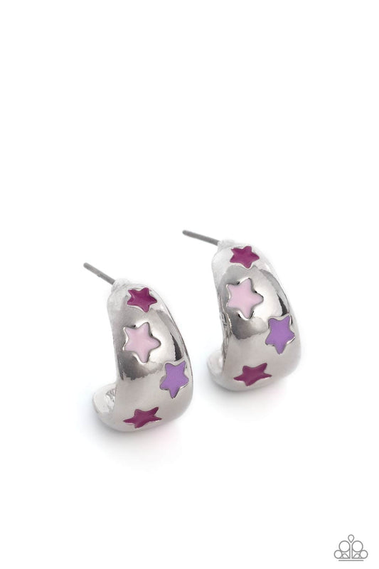 SCOUTING Stars - Pink Earrings - Paparazzi Accessories