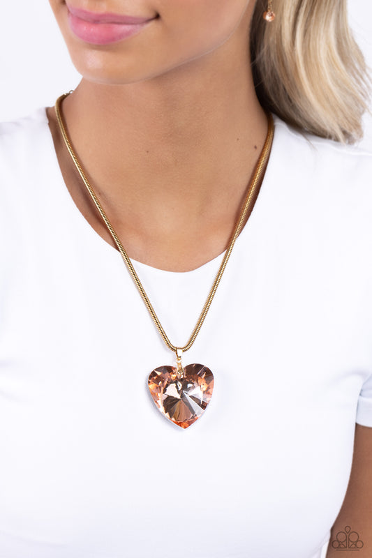 Parting is Such Sweet Sorrow - Gold Necklace - Paparazzi Accessories