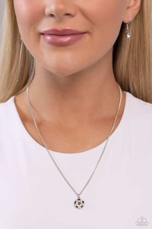 Goalkeeper Glam - Black Necklace - Paparazz Accessories
