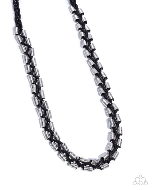 Rogue Renegade - Black Necklace - Paparazzi Accessories