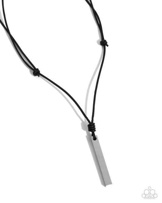 Mechanical Maintenance - Silver Necklace - Paparazzi Accessories