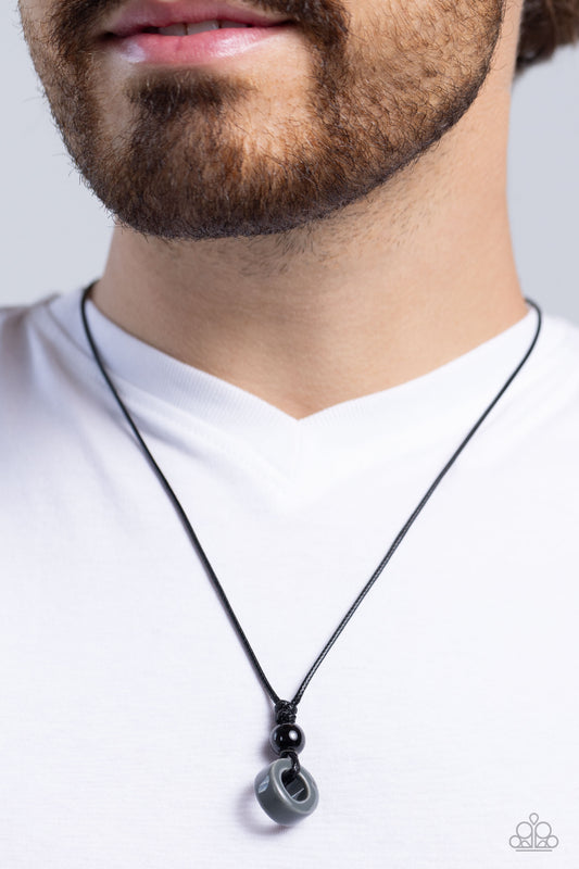 Sunset Sabbatical - Black Necklace - Paparazzi Accessories