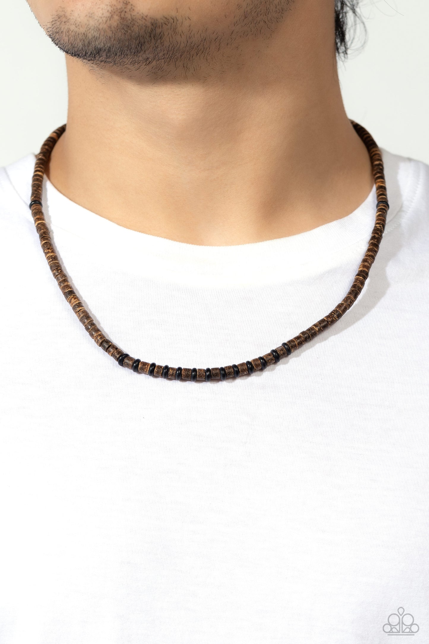The WOOD Times - Black Necklace- Paparazzi Accessories