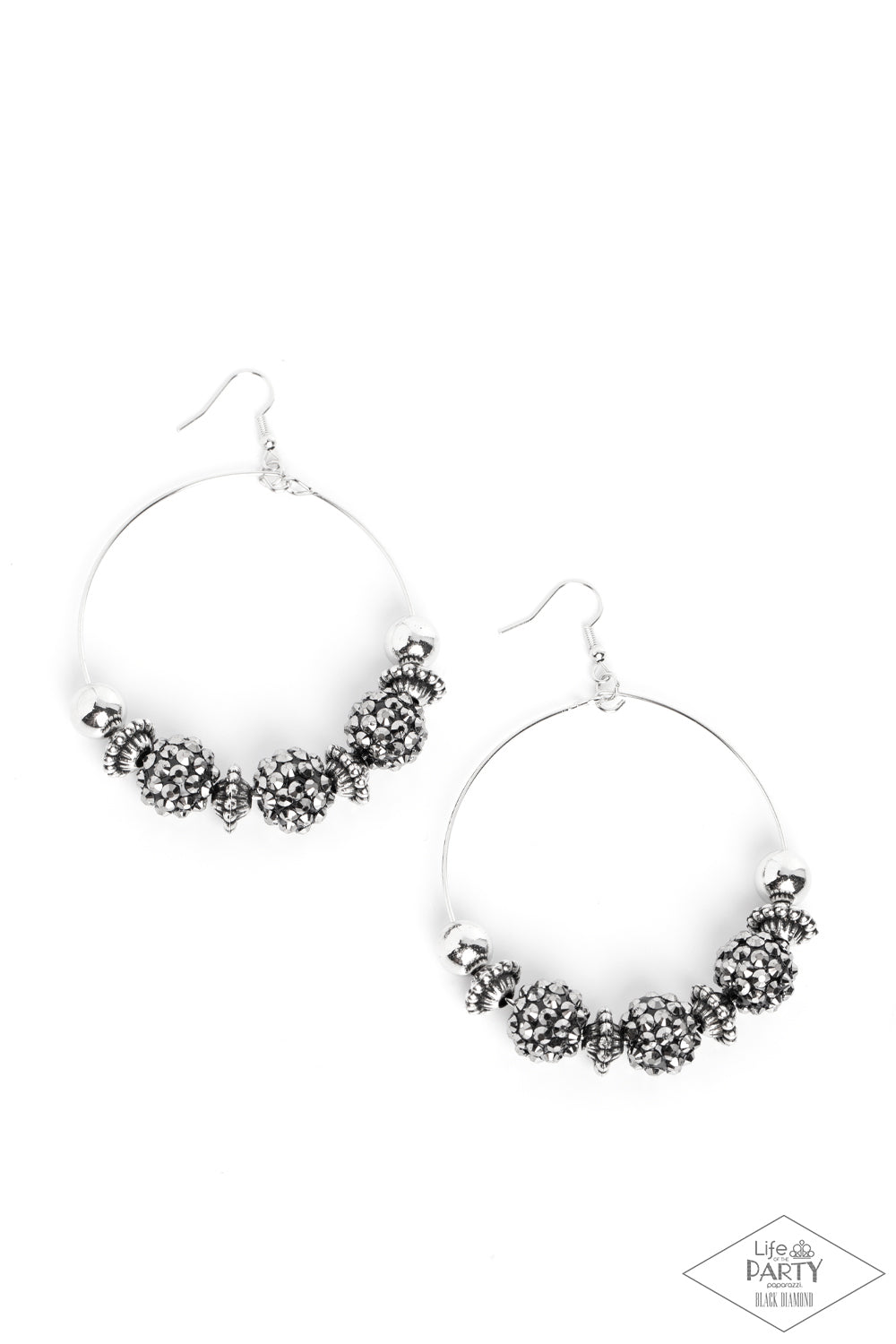 I Can Take a Compliment - Silver Earrings - Paparazzi Accessories