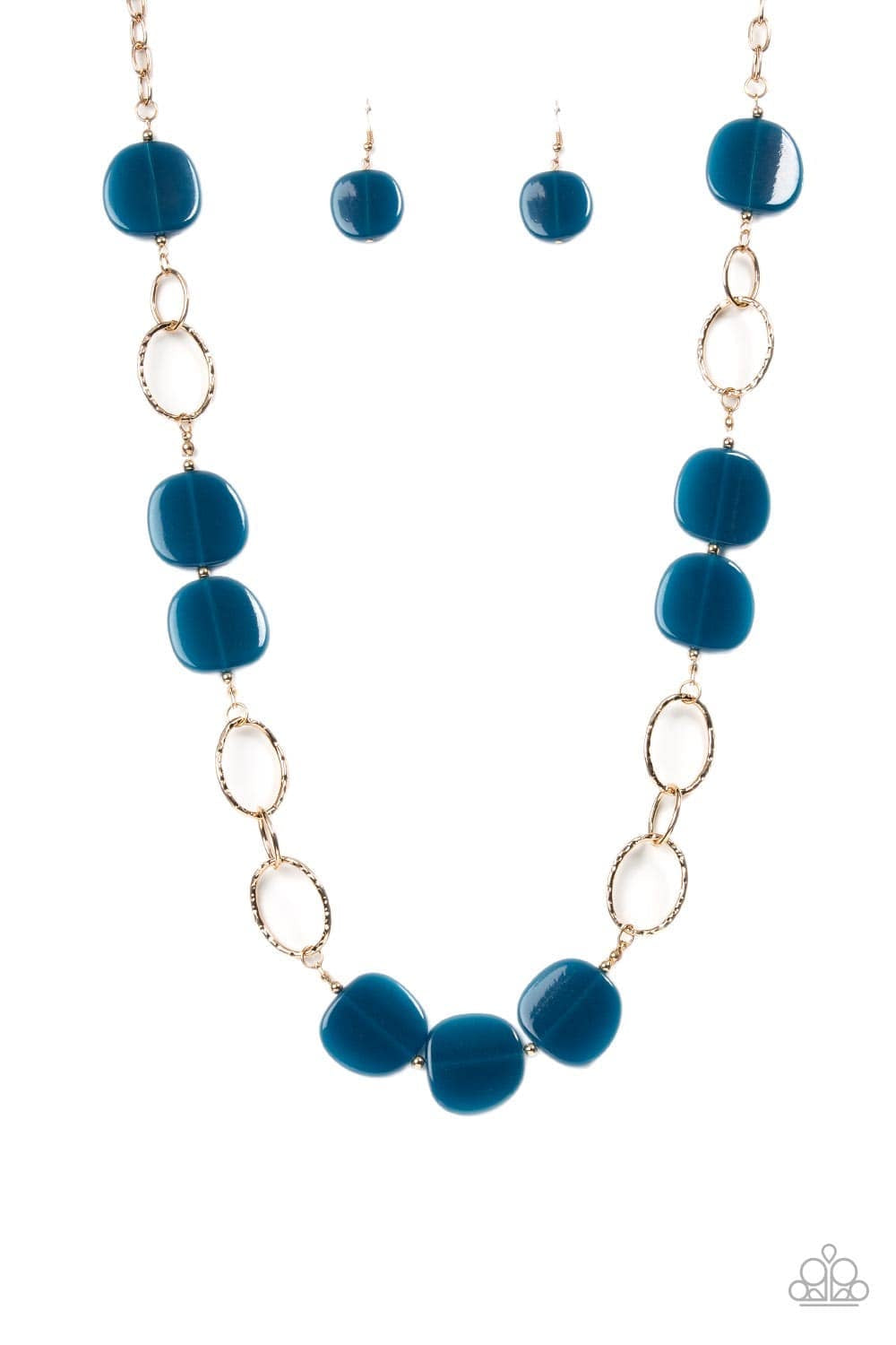 Posh Promenade - Blue Necklace