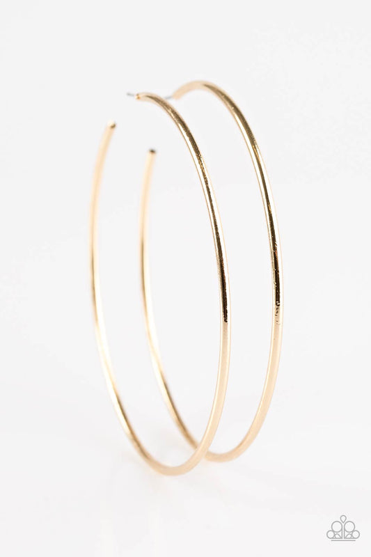 Meet Your Maker! - Gold Earrings - Paparazzi Accessories