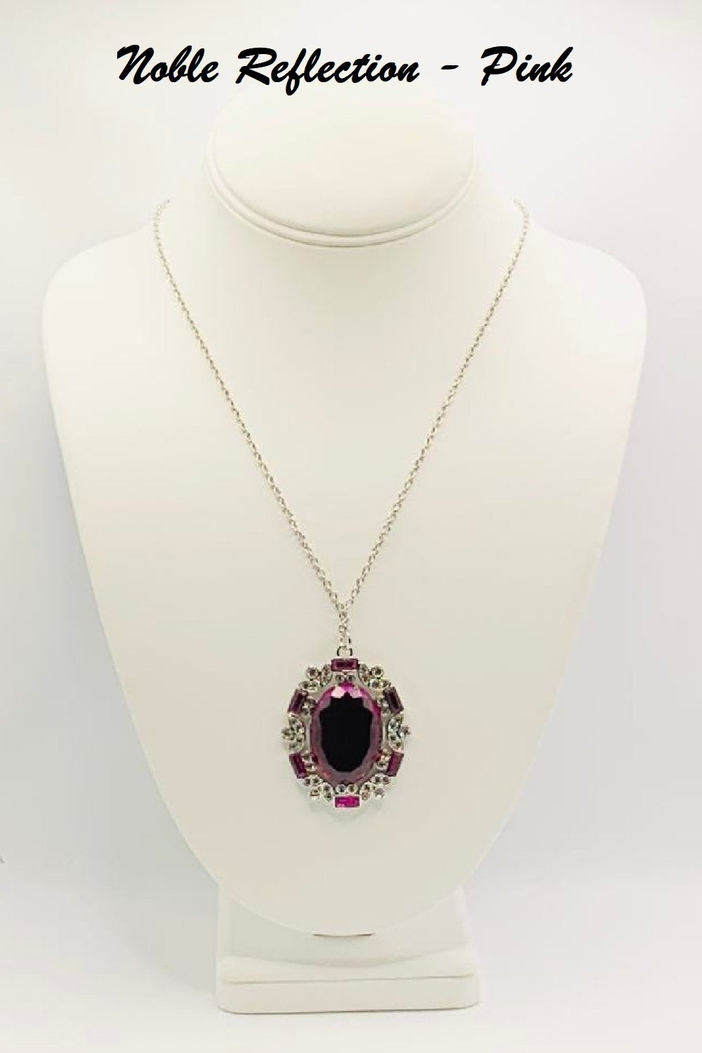 Noble Reflection - Pink Necklace - Paparazzi Accessories