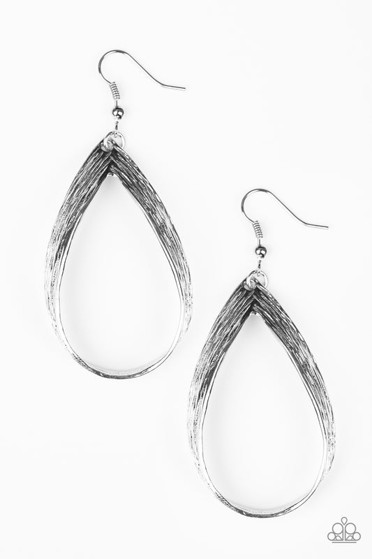 Come REIGN or Shine - Silver Earrings