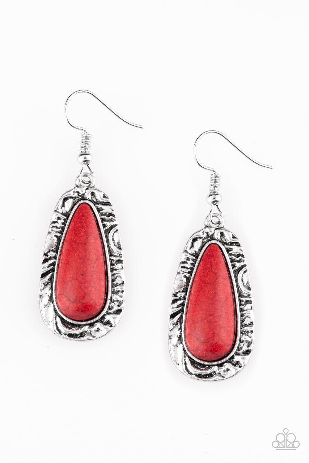 Cruzin Colorado - Red Earrings - Jazzy Jewels With Lady J