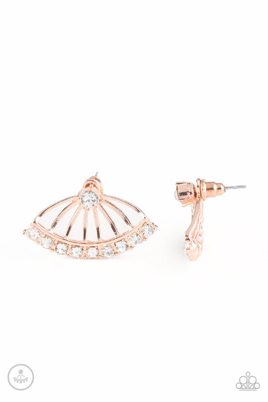 Disco Drama - Rose Gold Earrings