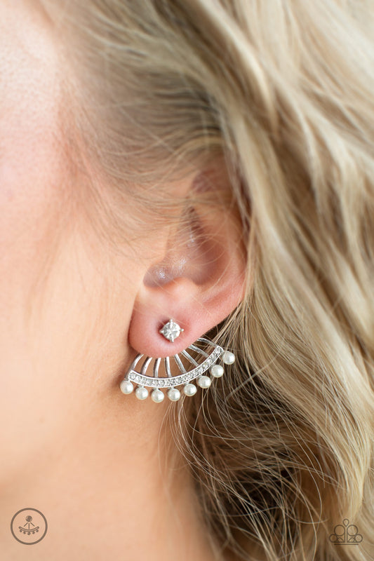 Drama Queen Dimension - White Earrings