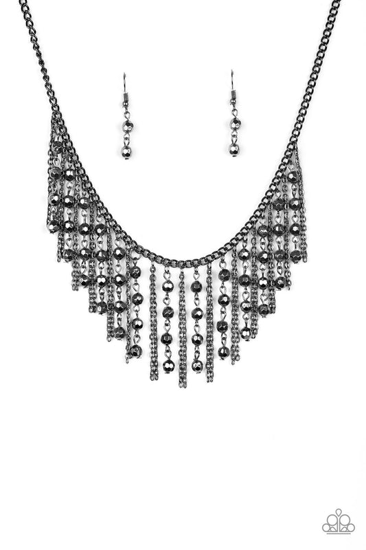 Rebel Remix - Black Necklace - Paparazzi Accessories