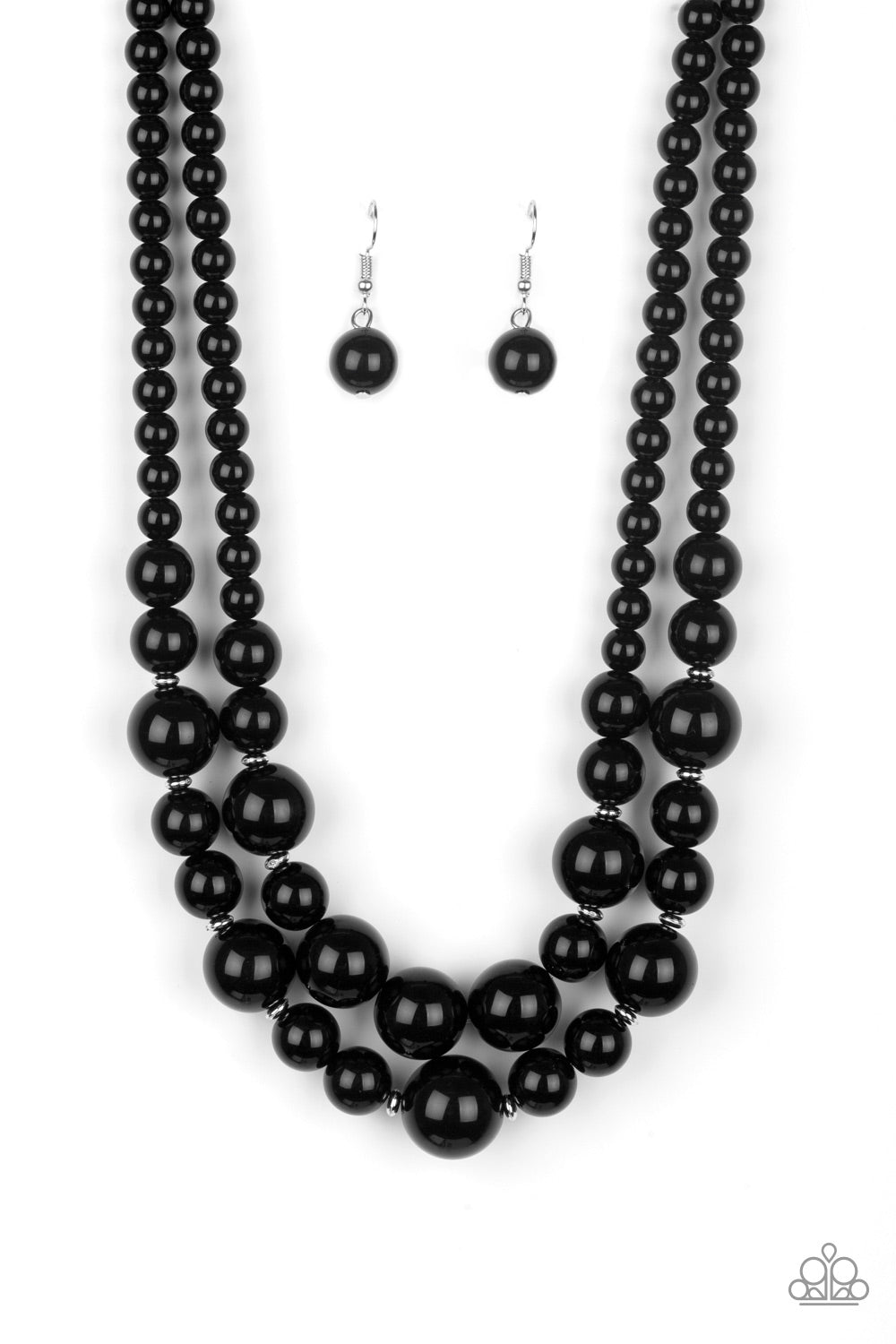 The More The Modest - Black Necklace - Paparazzi Accessories