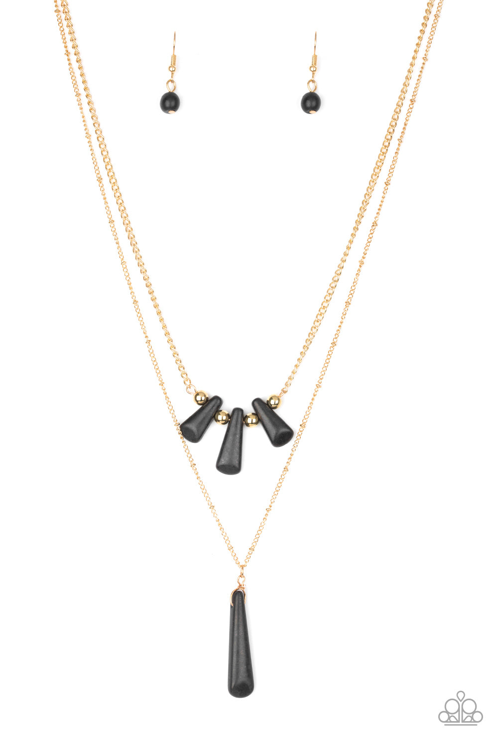 Basic Groundwork - Black Necklace - Paparazzi Accessories