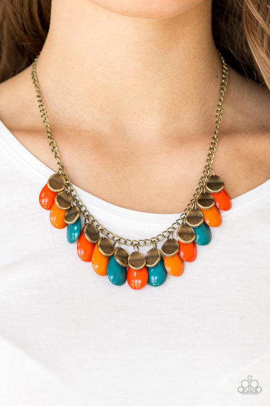 Tropical Storm - Multi Necklace - Paparazzi Accessories