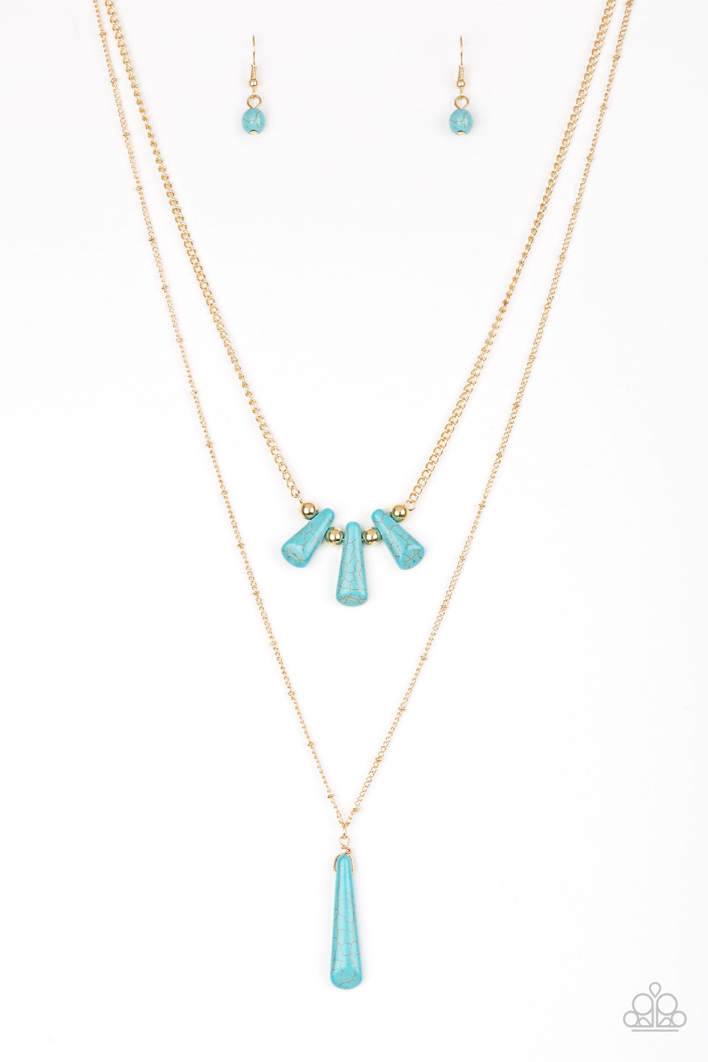 Basic Groundwork - Blue Necklace - Jazzy Jewels With Lady J