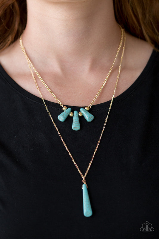 Basic Groundwork - Blue Necklace - Jazzy Jewels With Lady J