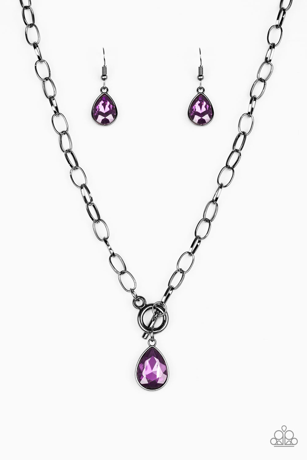 So Sorority - Purple Necklace - Paparazzi Accessories