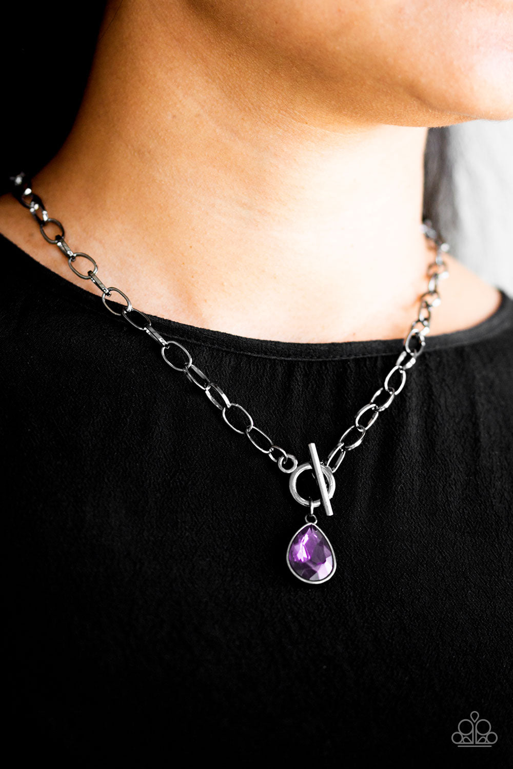 So Sorority - Purple Necklace - Paparazzi Accessories