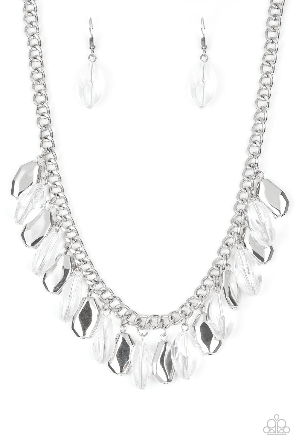 Fringe Fabulous - White Necklace