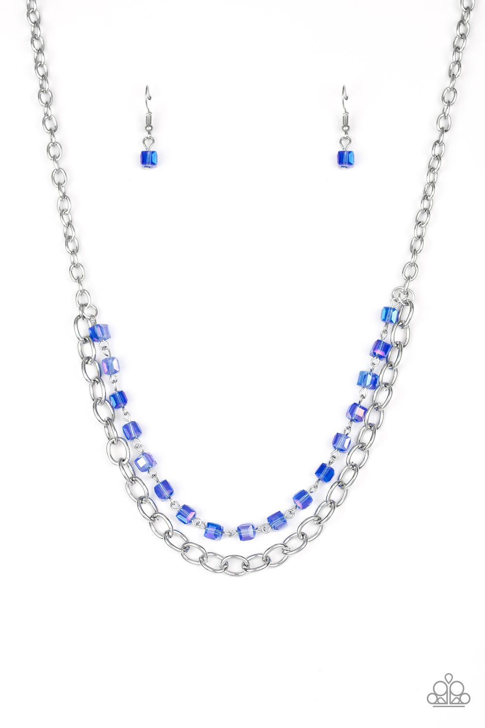 Block Party Princess - Blue Necklace