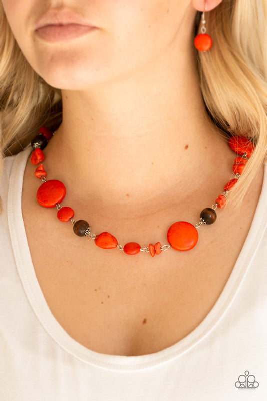 Canyon Collection - Orange Necklace