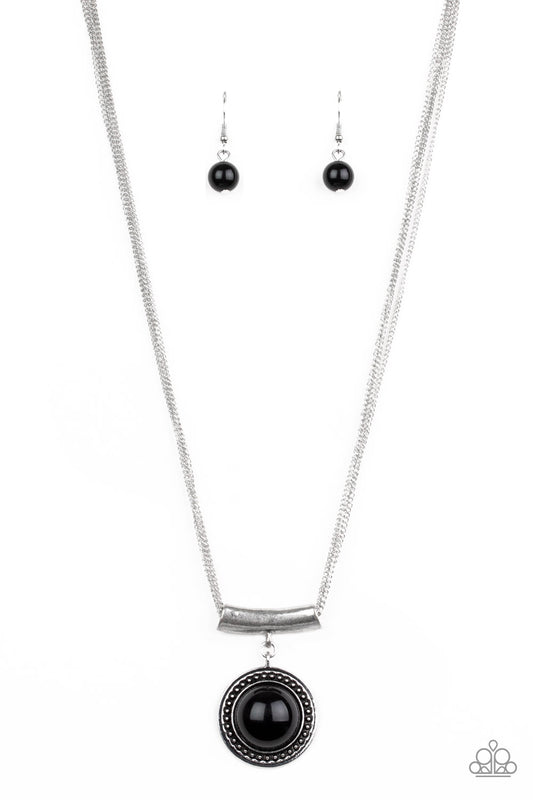 Gypsy Gulf - Black Necklace - Paparazzi Accessories