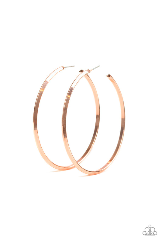 5th Avenue Attitude - Copper Earrings