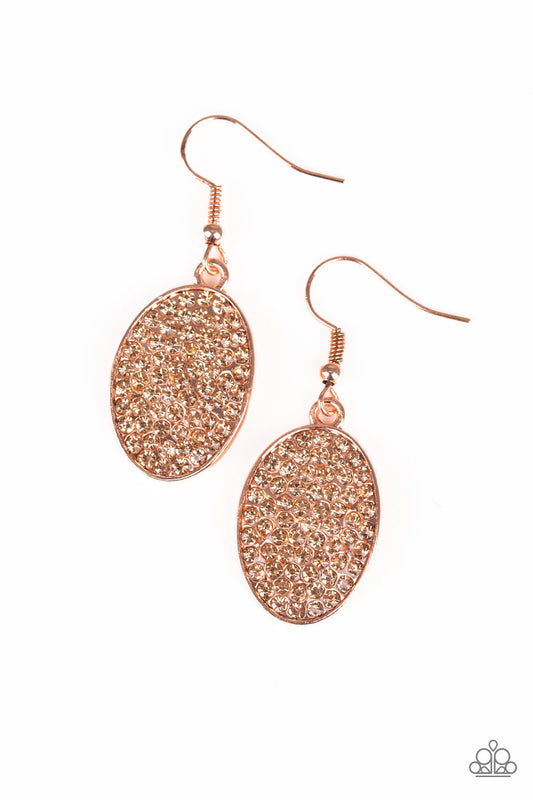 All Dazzle - Copper Earrings