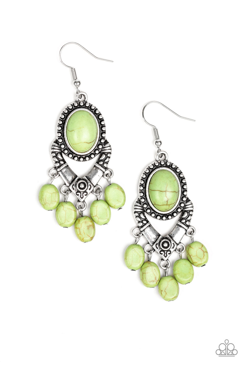 Southern Sandstone - Green Earrings