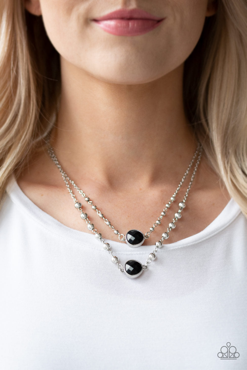 Colorfully Charming - Black Necklace