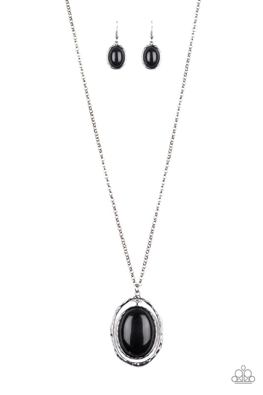 Harbor Harmony - Black Necklace - Paparazzi Accessories