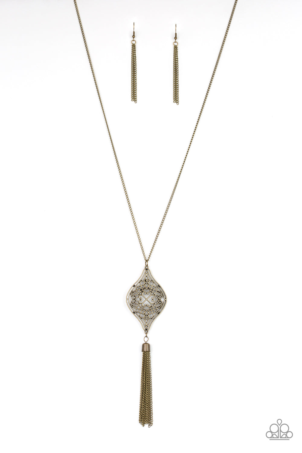 Totally Worth the TASSEL - Brass Necklace - Paparazzi Accessories8