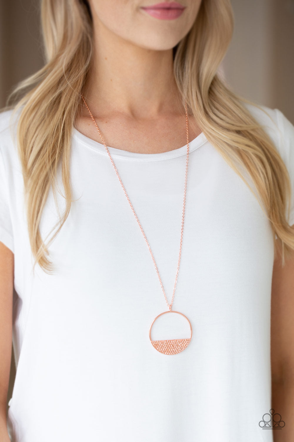 Bet Your Bottom Dollar - Copper Necklace