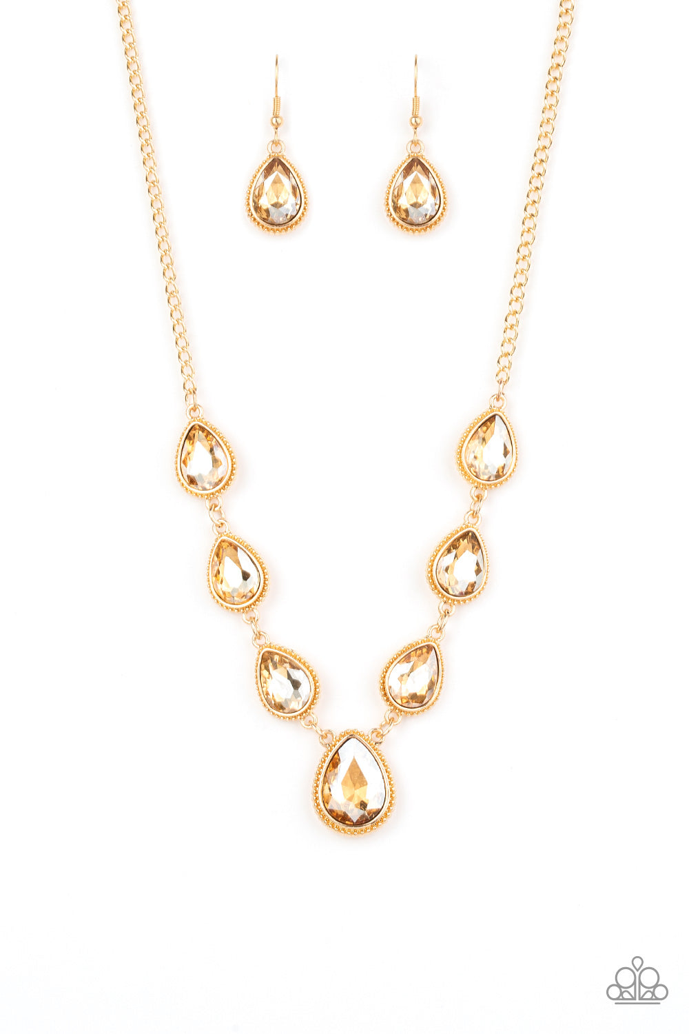 Socialite Social - Gold Necklace - Paparazzi Accessories - Jazzy Jewels With Lady J