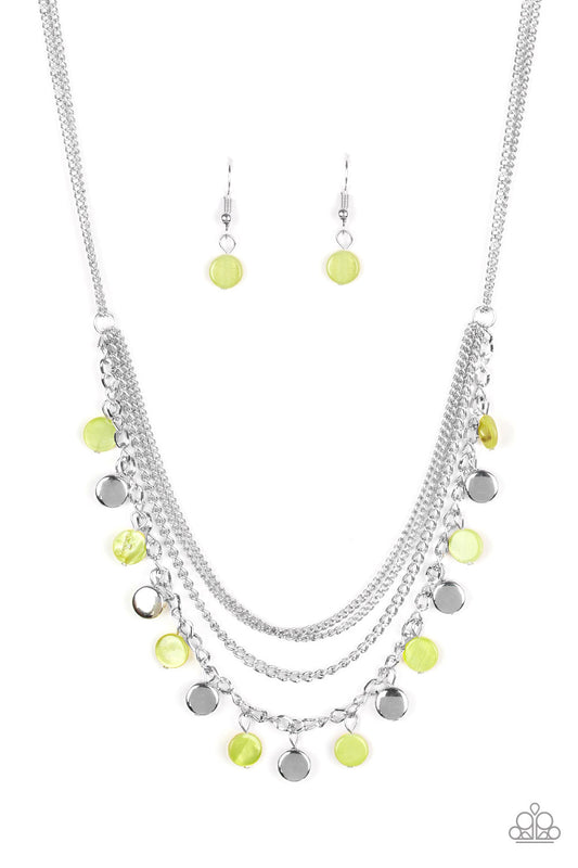 Beach Flavor - Green Necklace - Jazzy Jewels With Lady J