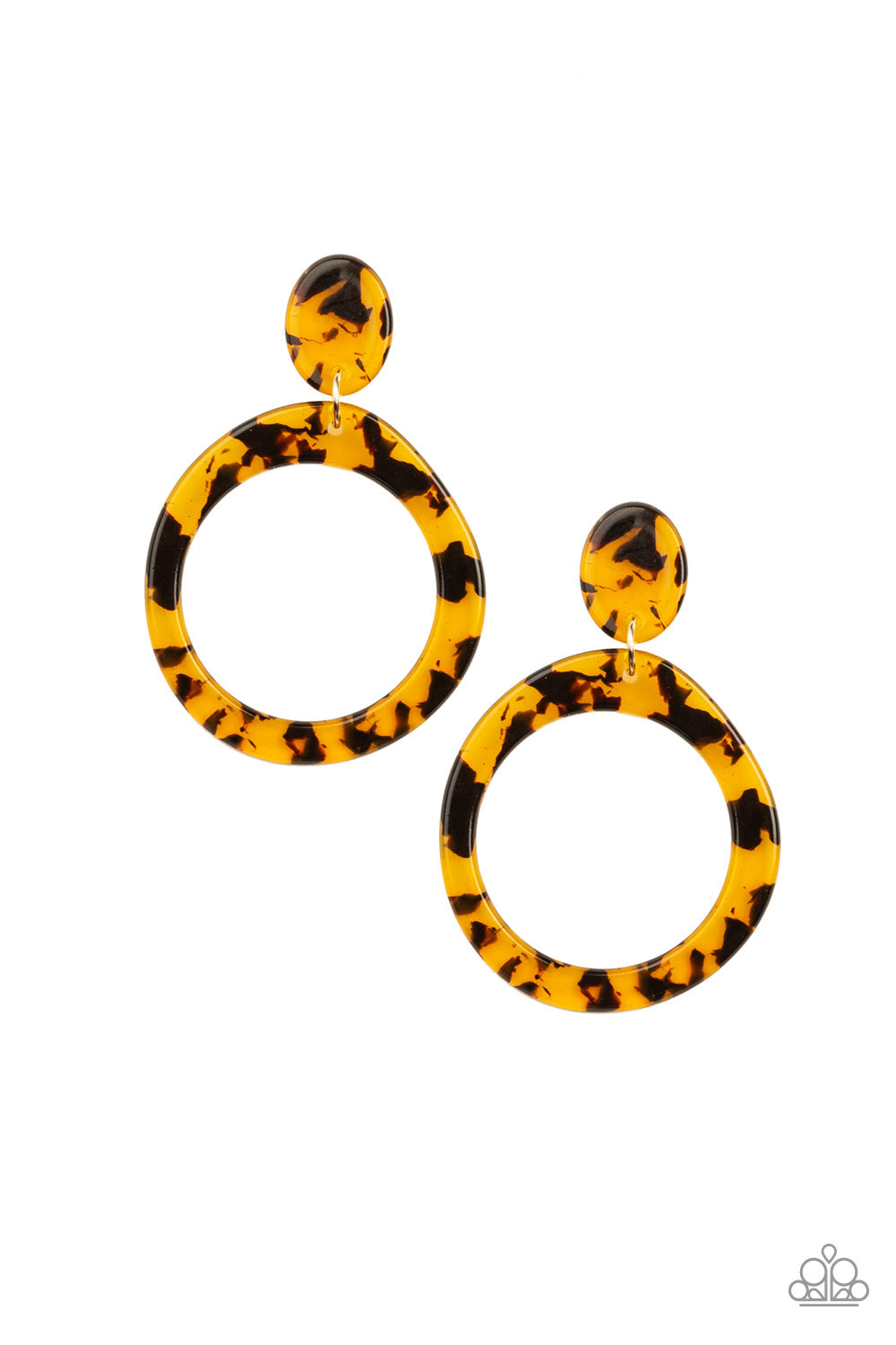 Fish Out Of Water - Yellow Earrings