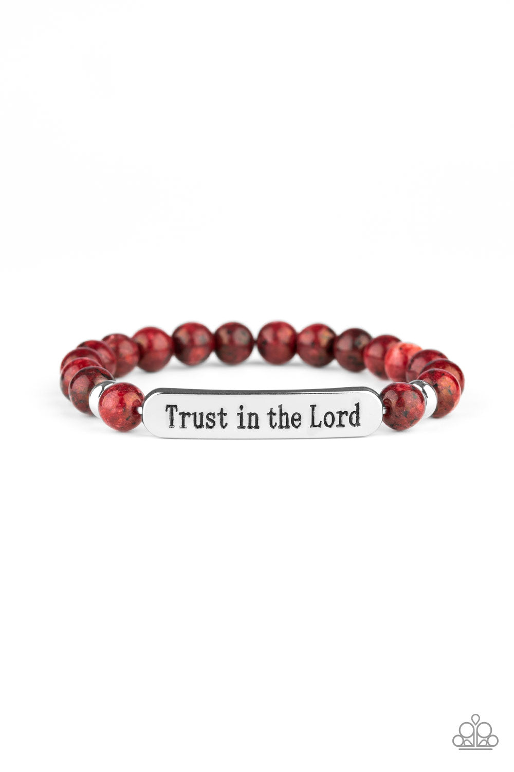 Trust Always - Red Bracelet - Paparazzi Accessories