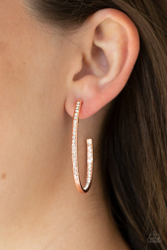 Globetrotting Glitter - Copper Earrings